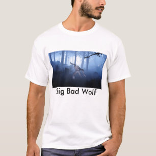 Camiseta Lobo mau grande