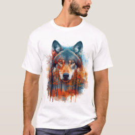 Camiseta Lobo na Floresta do outono