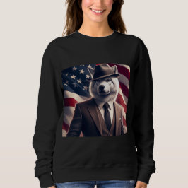 Camiseta Lobo Patriótico