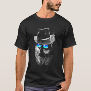 Camiseta Lobo-Pop com óculos escuros, Wolf PortraPop