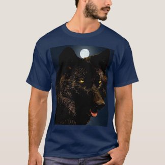 CAMISETA LOBO PRETO