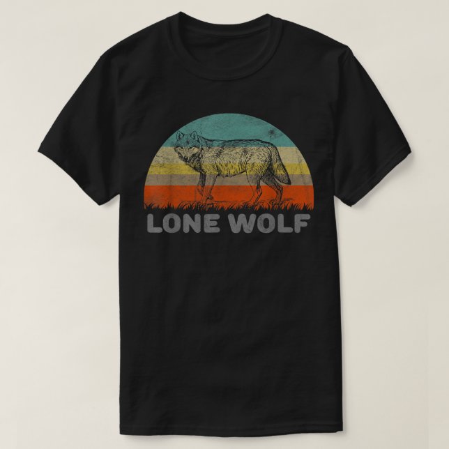Camiseta Lobo Solitário (Frente do Design)