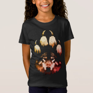 Camiseta Lobo Solitário. Alma selvagem