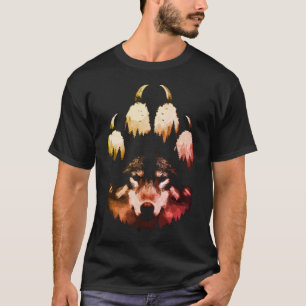 Camiseta Lobo Solitário. Alma selvagem