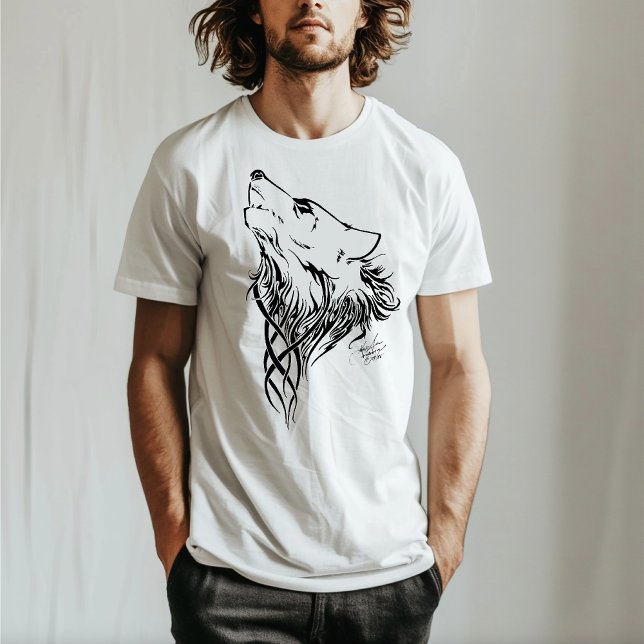 Camiseta lobo tribal (Criador carregado)