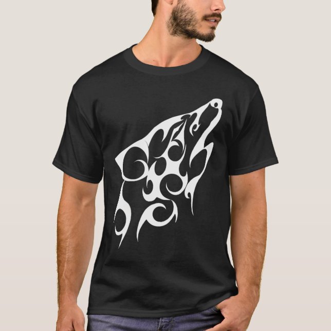 Camiseta Lobo tribal (Frente)