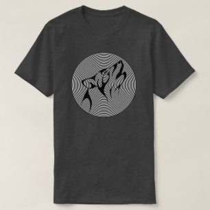 CAMISETA LOBO TRIBAL DE GRÁFICO PRETO E BRANCO