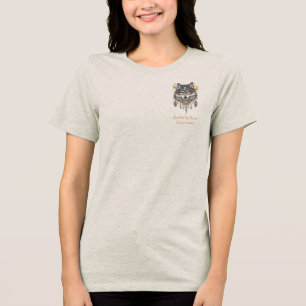 Camiseta Lobo Tribal Espírito Animal Apanhador de Sonhos So