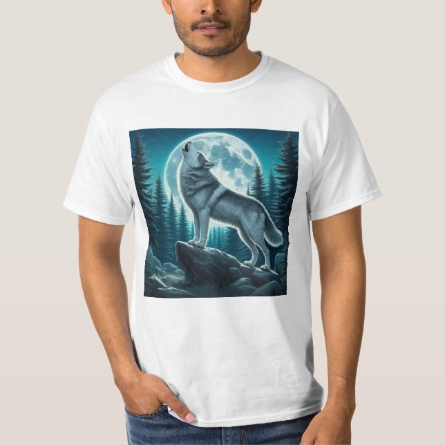Camiseta Lobo Uivando (Frente)