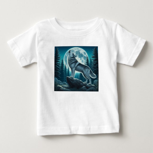 Camiseta Lobo Uivando (Frente)