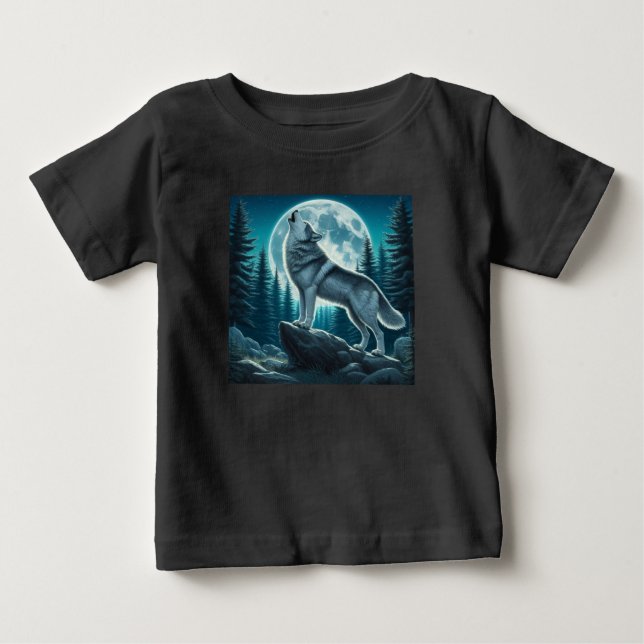 Camiseta Lobo Uivando (Frente)
