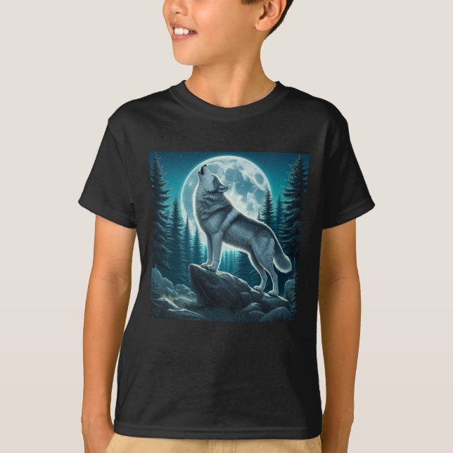 Camiseta Lobo Uivando (Frente)