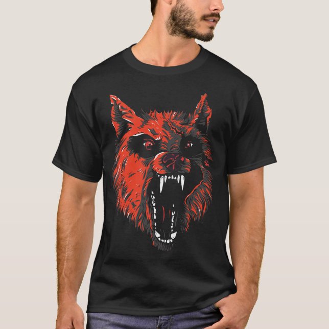Camiseta Lobo zombie (Frente)