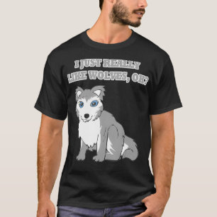 Camiseta Lobos Animais Selvagens Presos Por Engraçados Dize