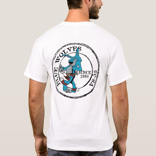 CAMISETA LOBOS AZUIS DESDE 1990 (Verso)