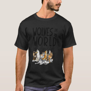 Camiseta Lobos Da Floresta Mundial Caçando Caçadores