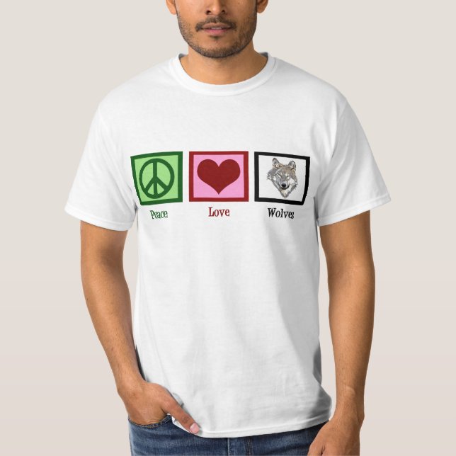 Camiseta Lobos do Amor pela Paz (Frente)