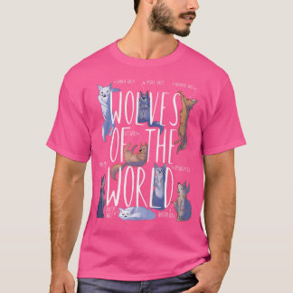 Camiseta Lobos Do Lobo Educacional Mundial Cute Engraçado