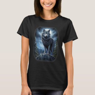 Camiseta Lobos em Hill por Lua e Fantasia Universo Art Wi