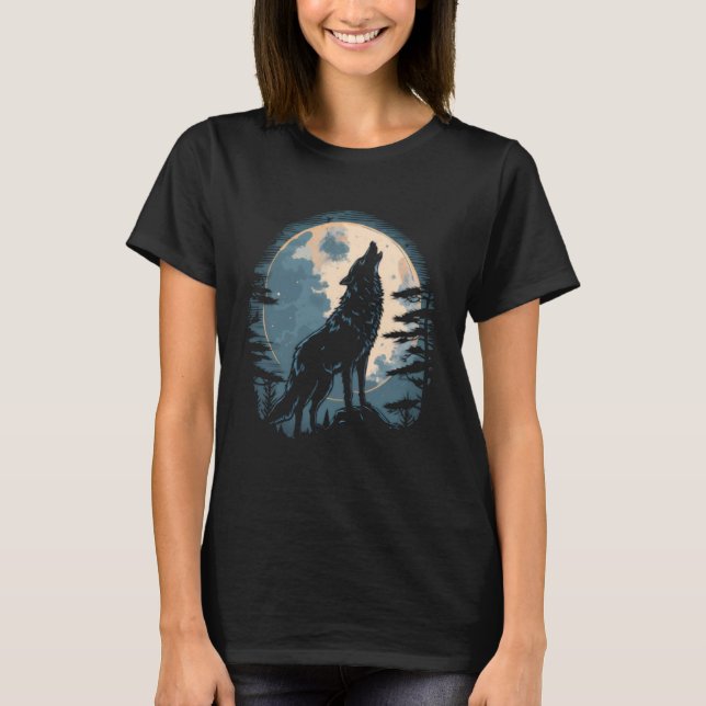 Camiseta Lobos-Lobos-Lobos-Lobos-Moon 2 (Frente)