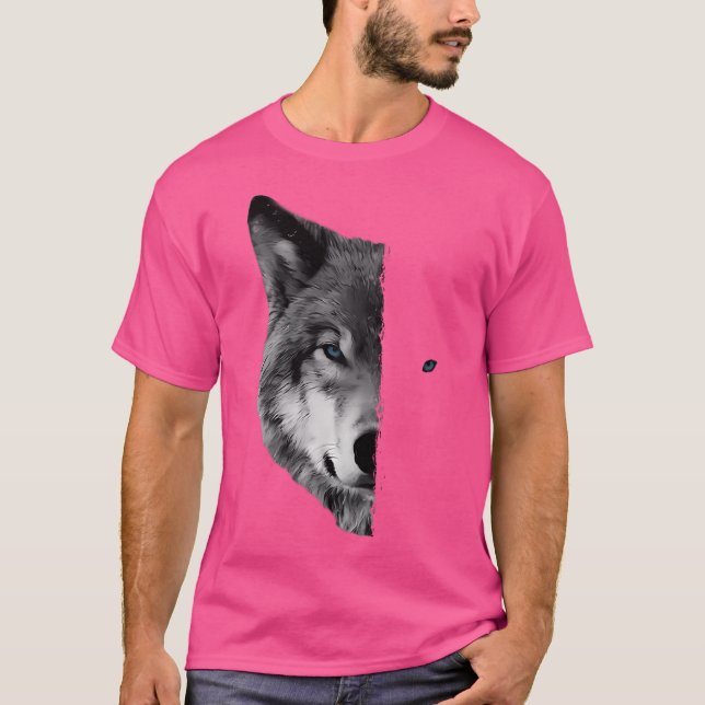 Camiseta Lobos Mágicos do Lobo Divididos (Frente)