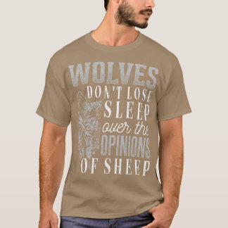 Camiseta Lobos não perderes dormindo sobre as opiniões das