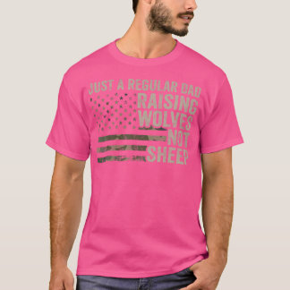 Camiseta Lobos Pais Que Levantam O Não São Camo Soldado Ov
