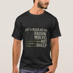 Camiseta Lobos Pais Que Levantam O Não São Camo Soldado Ov