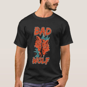 Camiseta Lobos Vermelhos Lobo Mau Ideal para Entusiastas da