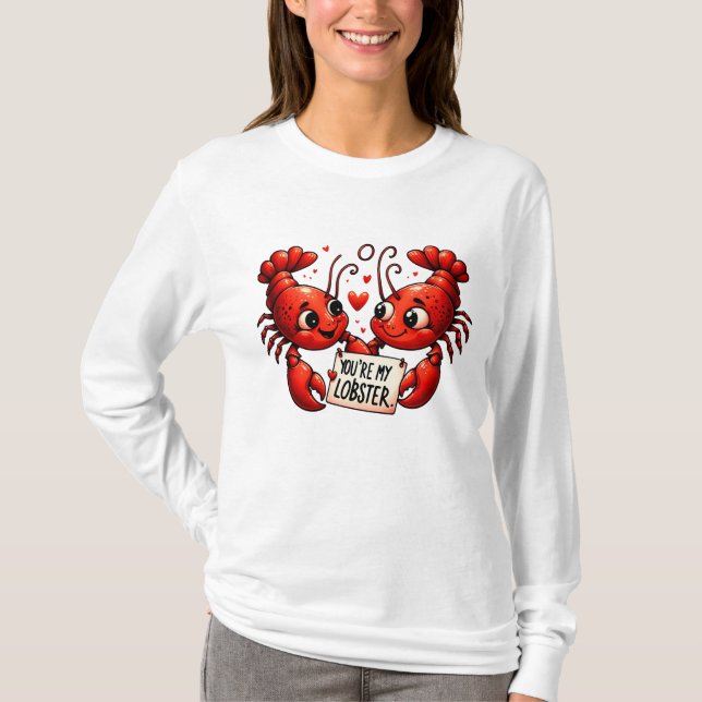 Camiseta Lobster Love Puns (Frente)