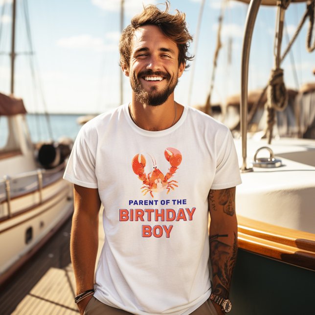 Camiseta Lobster Parent of the Birthday Boy (Criador carregado)