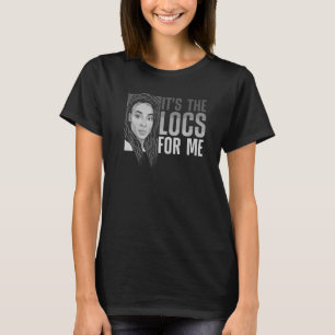 Camiseta Loc Up for Women Girls Black Melanin Locs