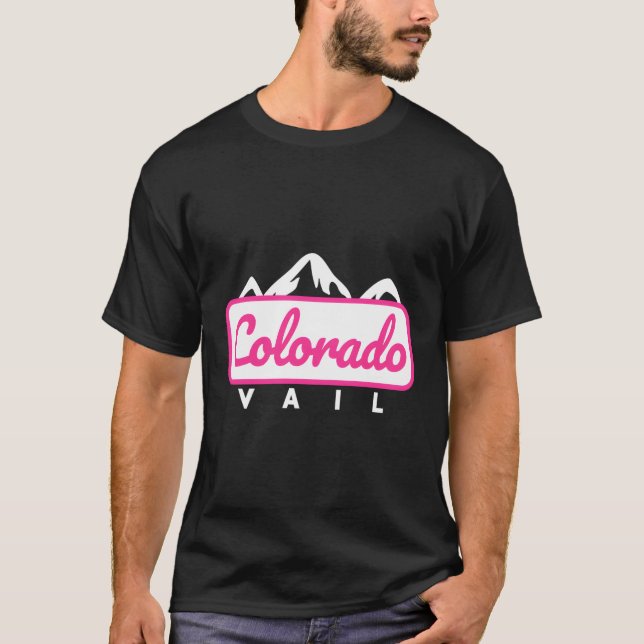 Camiseta Locais do Vail Co Colorado K Vail (Frente)