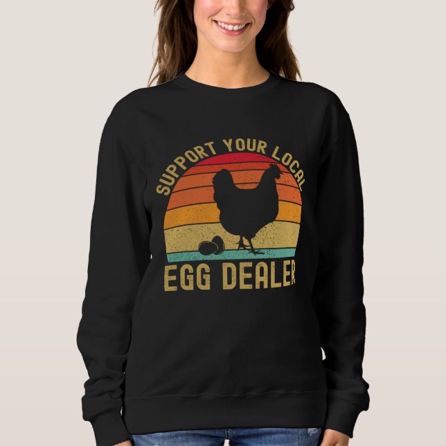 Camiseta Local Egg Dealer  Egg Peddler Chicken Egg Farmer (Frente)