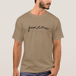 CAMISETA LOCALIZAÇÕES JUNEAU ALASKA EUA