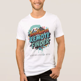 Camiseta Localizador Remoto Designado Amante de TV Engraçad