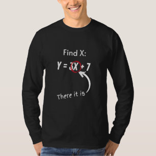 Camiseta Localizar álgebra X