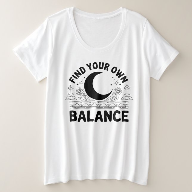 Camiseta Localizar seu próprio saldo (Frente do Design)