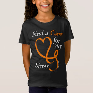 Camiseta Localizar uma Cura/Coração/Irmã...RSD/CRPS