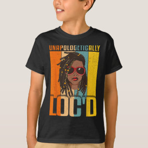 Camiseta Loc'd Black Queen Melanin Loc'd Hair