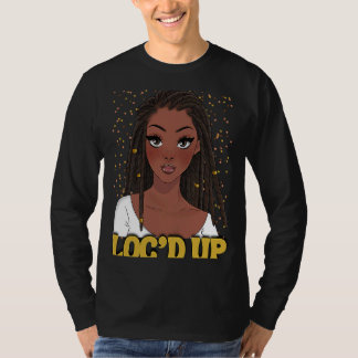 Camiseta Loc'd Up Hair Black History Month African Melanin