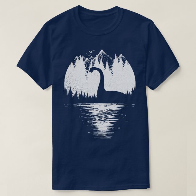 Camiseta Loch Ness Monster Nessie 10 (Frente do Design)