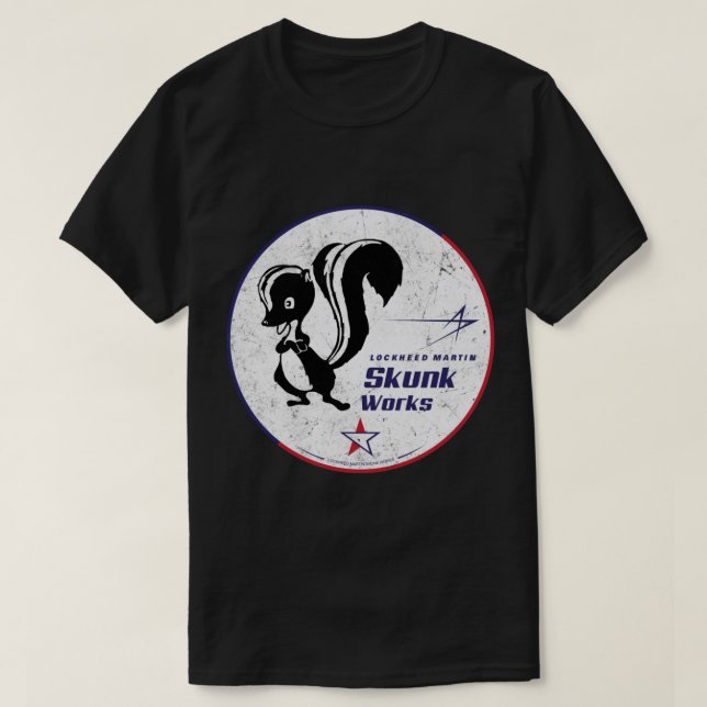 Camiseta Lockheed Martin Skunk Works USAF (Frente do Design)