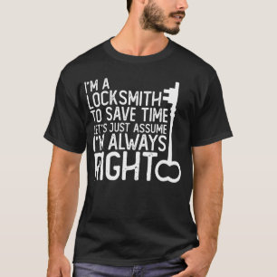 Camiseta Locksmith Joke Smith Locksmithing Locksport Key