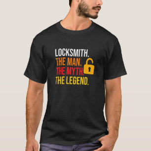 Camiseta Locksmith Man Myth Legend Locksmithin