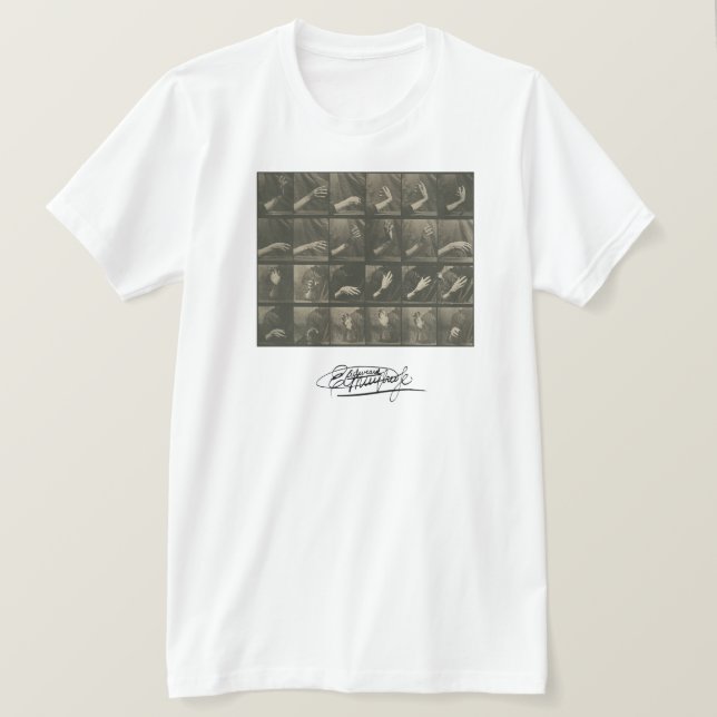 Camiseta Locomoção Animal Eadweard Muybridge (Frente do Design)