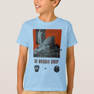 Camiseta Locomotiva 6111 da Pensilvânia Railroad T1