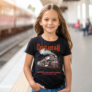 Camiseta Locomotiva a Vapor C&O Classe H-8 2-6-6-6 Alleghen
