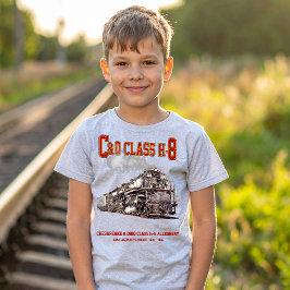 Camiseta Locomotiva a Vapor C&O Classe H-8 2-6-6-6 Alleghen