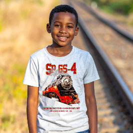 Camiseta Locomotiva a Vapor Clássica Southern Pacific GS-4